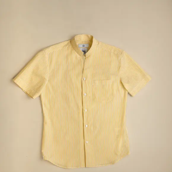 Soyella Beige Popelin Stripes - 5
