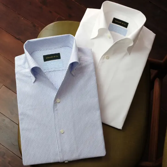 Oxford Bleu clair Oxford Rayures - 5