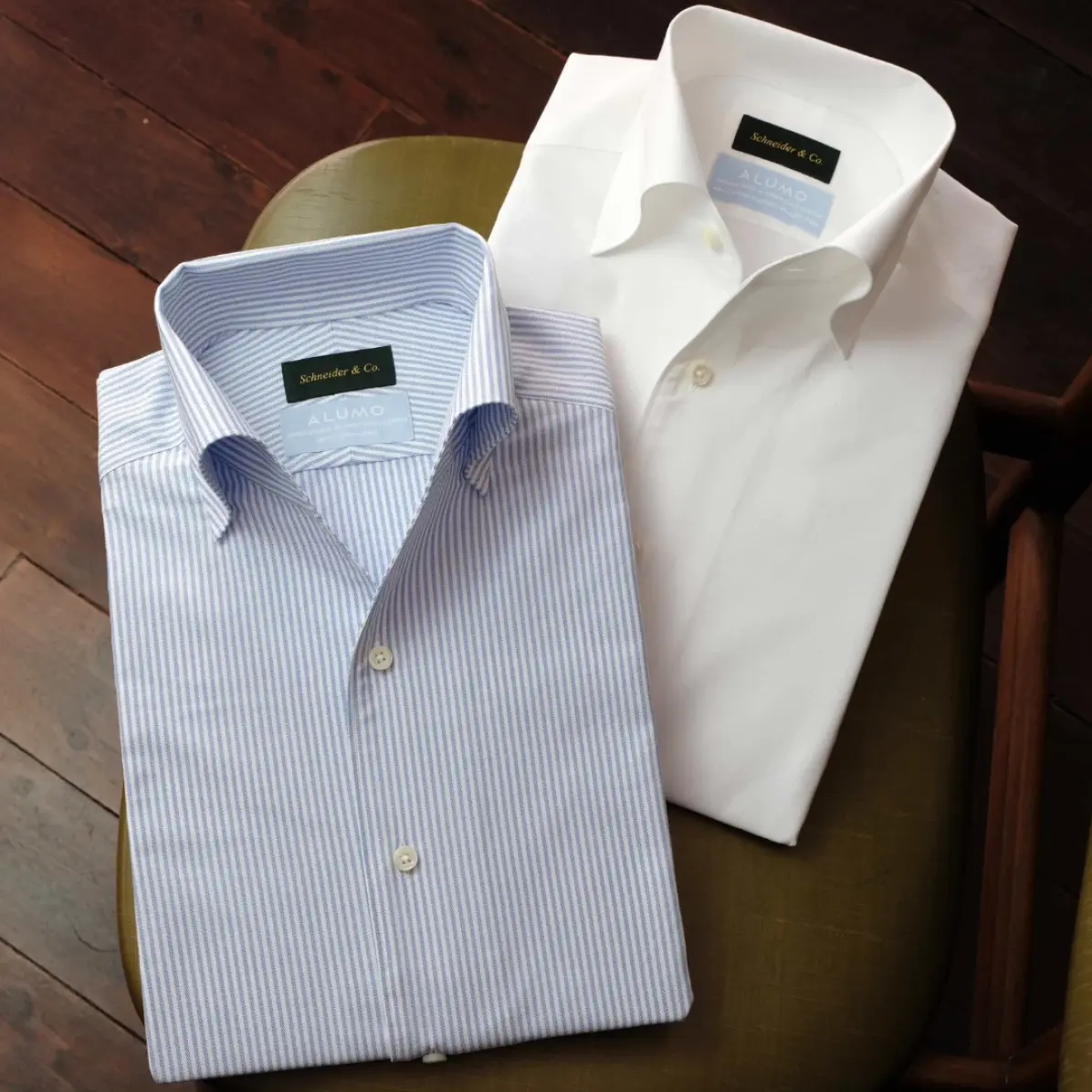 Oxford Bleu clair Oxford Rayures