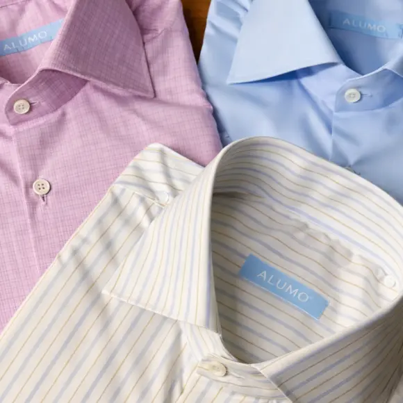 Salvatore Triplo Light Blue Popelin Solid plain 1 - 5