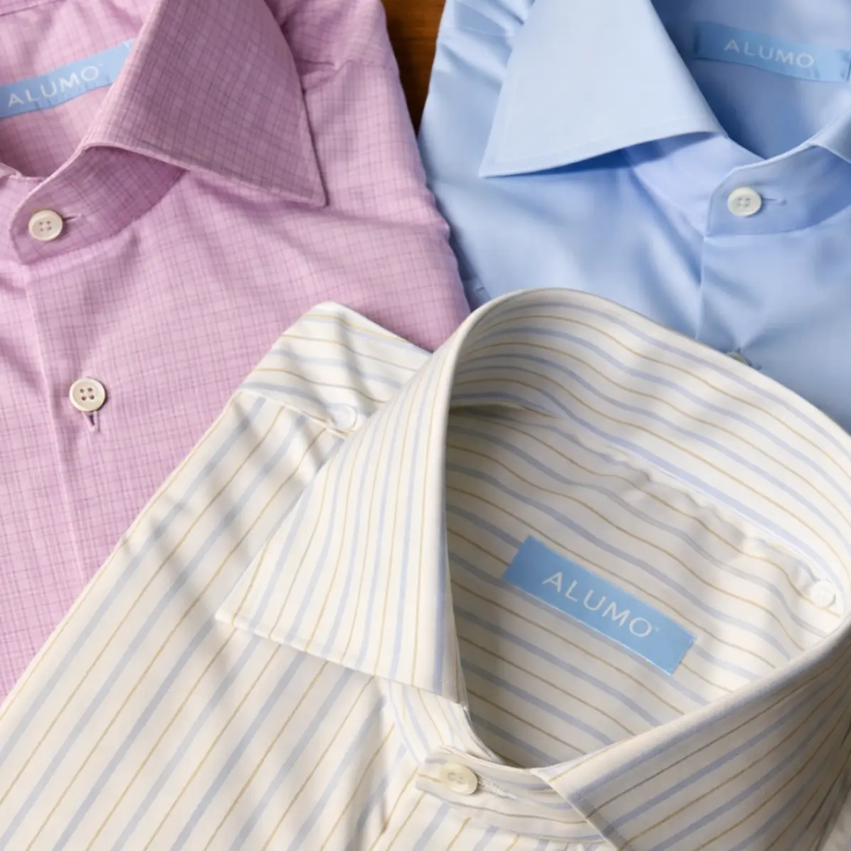 Salvatore Triplo Light Blue Popelin Solid plain 1