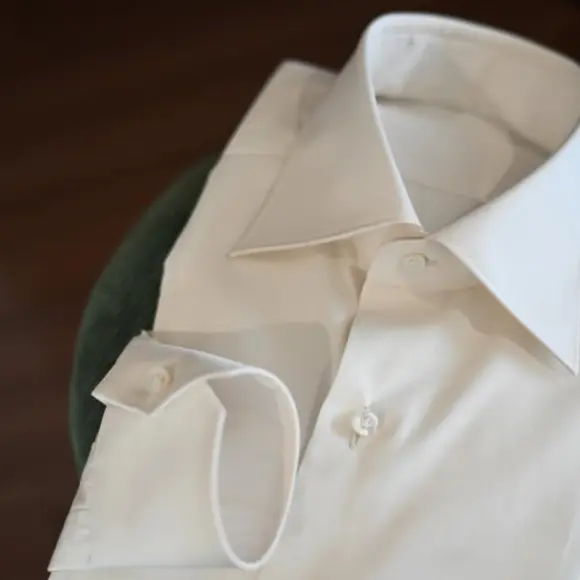 Sea Island Blanc Popeline Uni - 5
