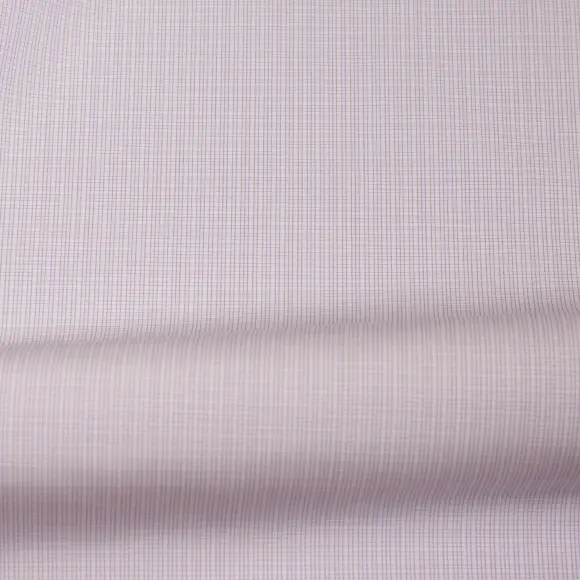 Supraluxe Lilac Popelin Check 2 - 3