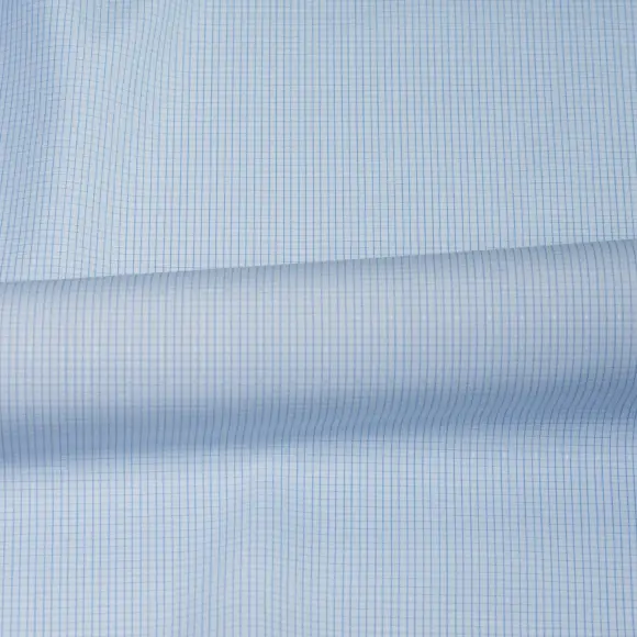 Supraluxe Premio Bleu moyen Dobby/Structuré Carreaux 1 - 3