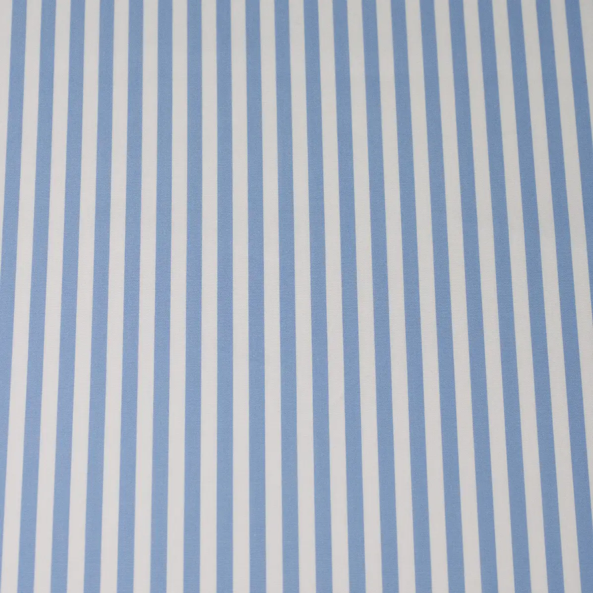 Supraluxe Bleu clair Popeline Rayures 8