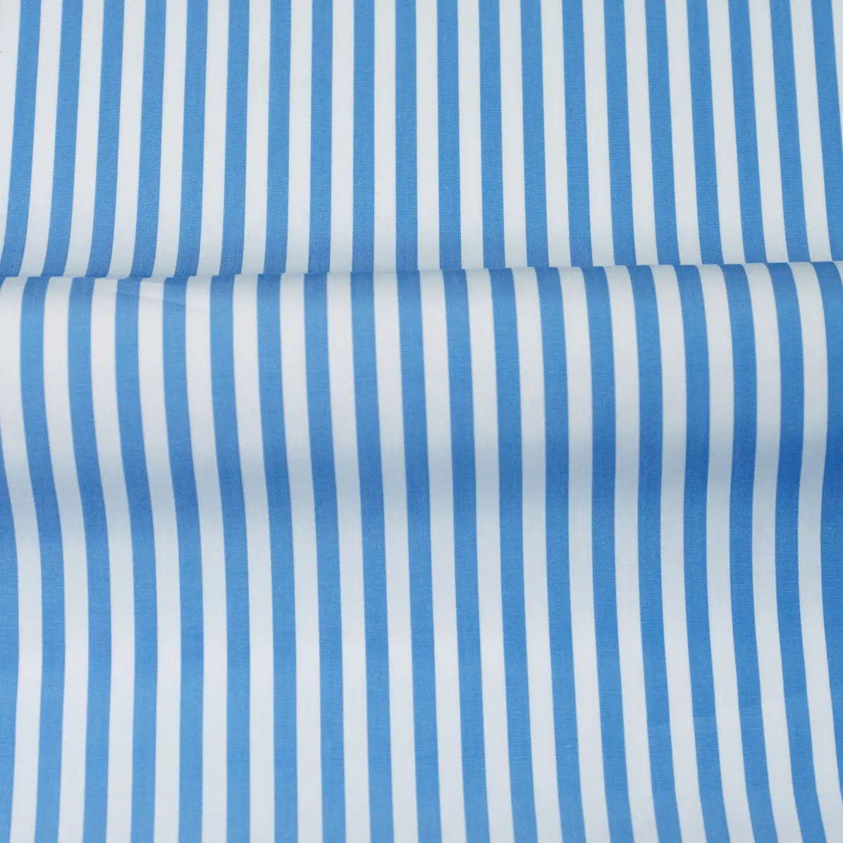 Supraluxe Blu medio Popelin Righe 6