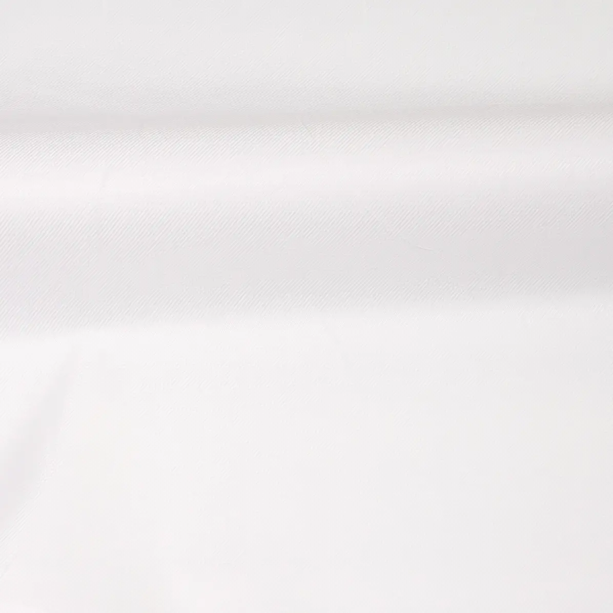 Organic Fantasy Twill Weiß Köper Einfarbiges