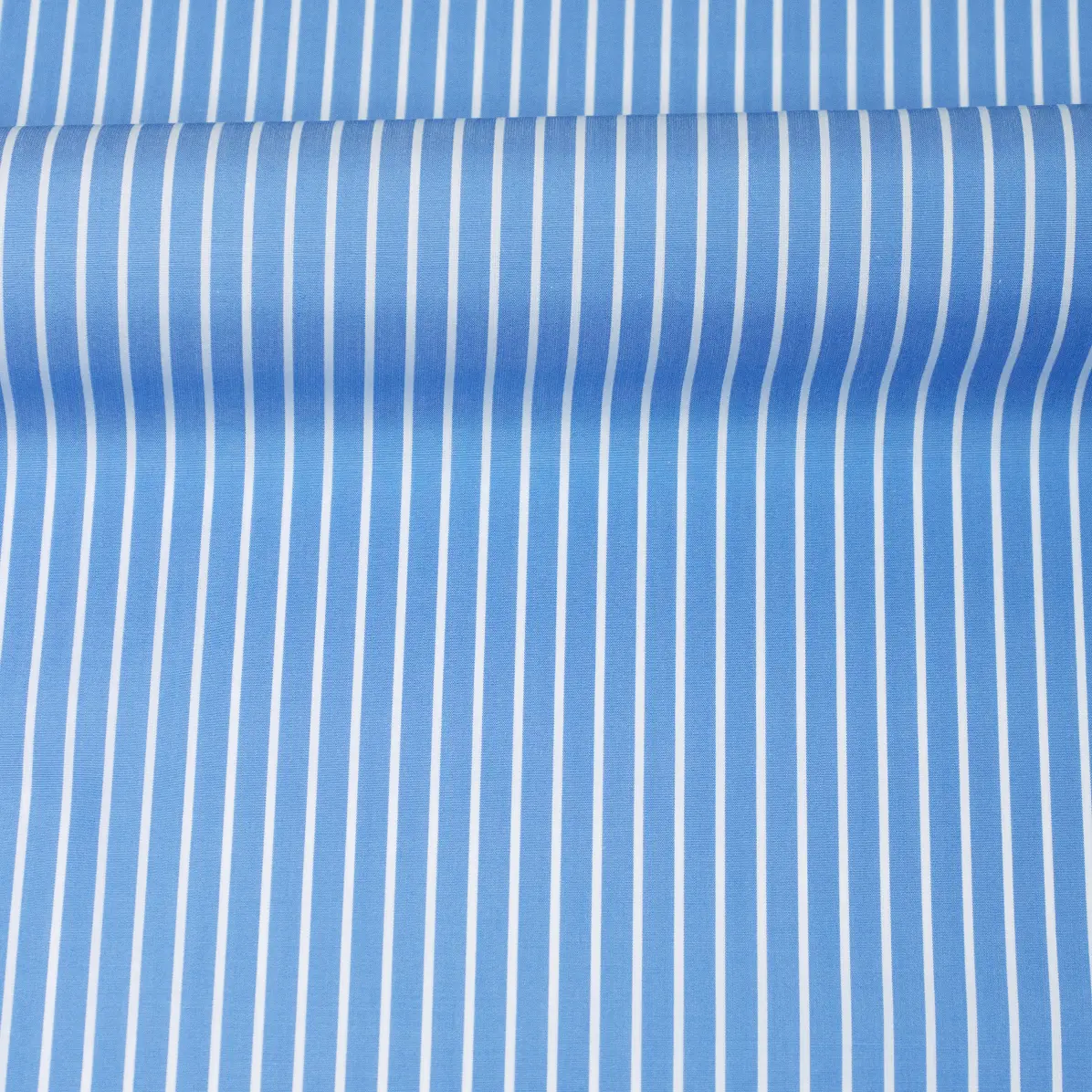 Silvano Blu medio Popelin Righe 2