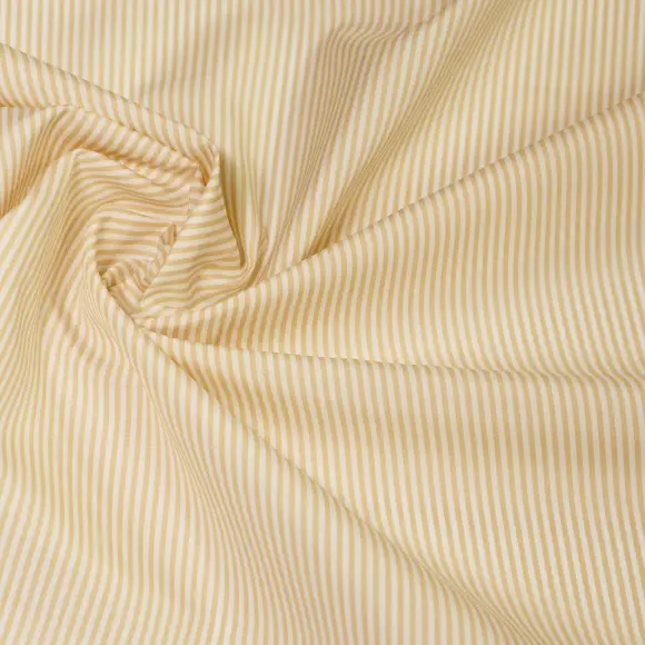 Soyella Beige Popelin Stripes