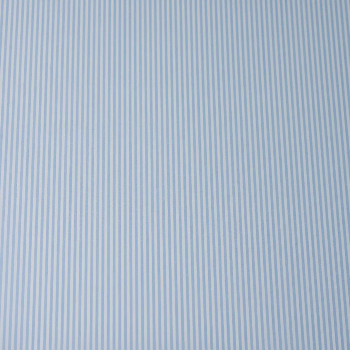 Soyella Bleu clair Popeline Rayures 2