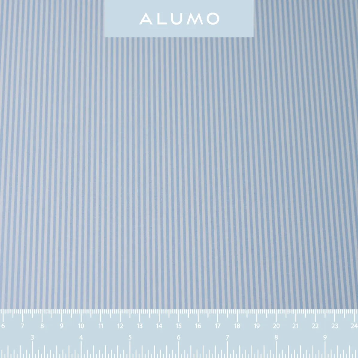 Soyella Bleu clair Popeline Rayures 2