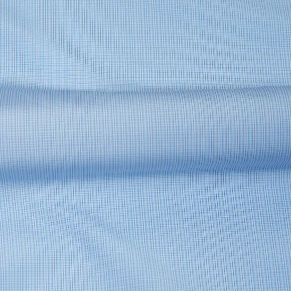 Soyella Blu medio Popelin Quadri 2 - 3