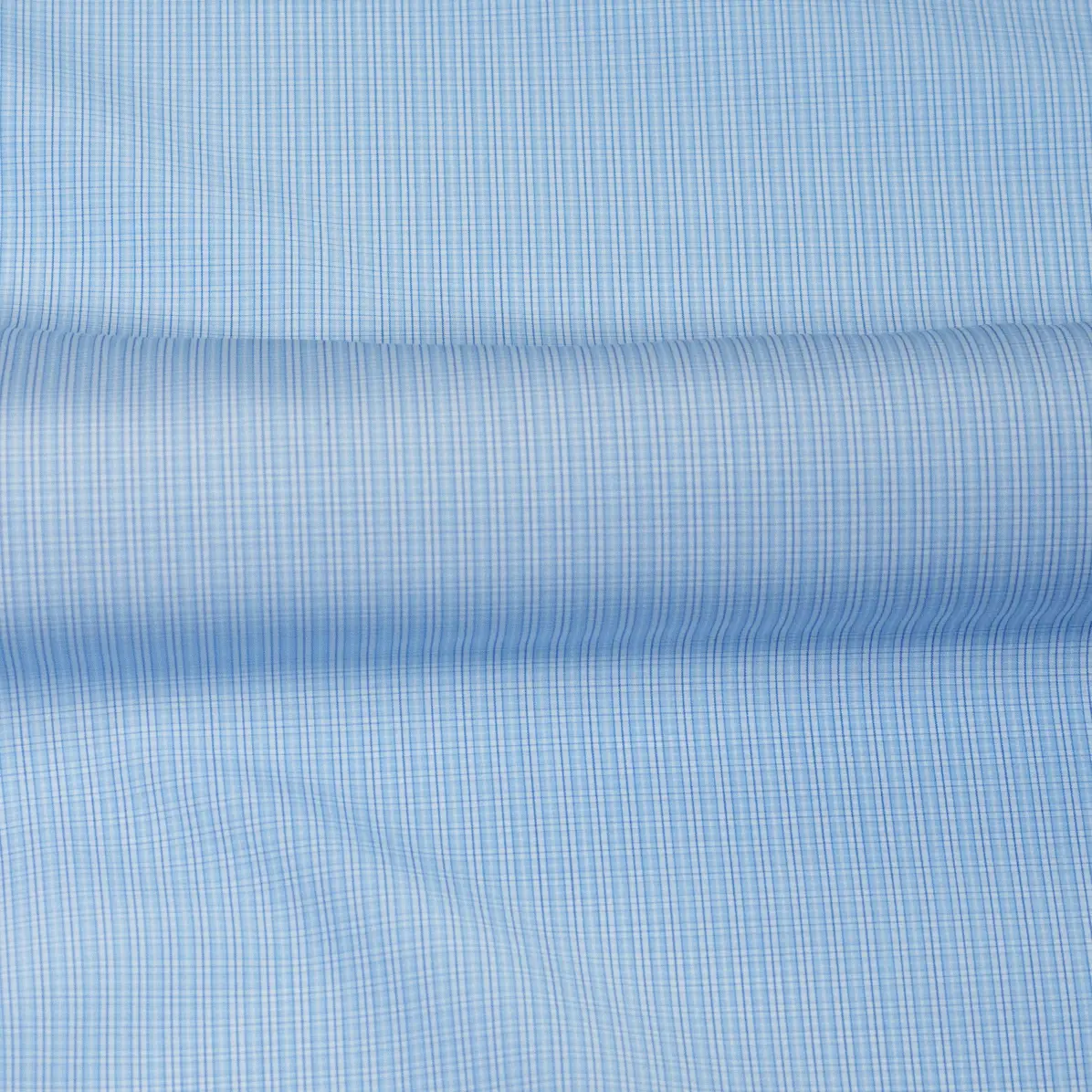 Soyella Blu medio Popelin Quadri 2