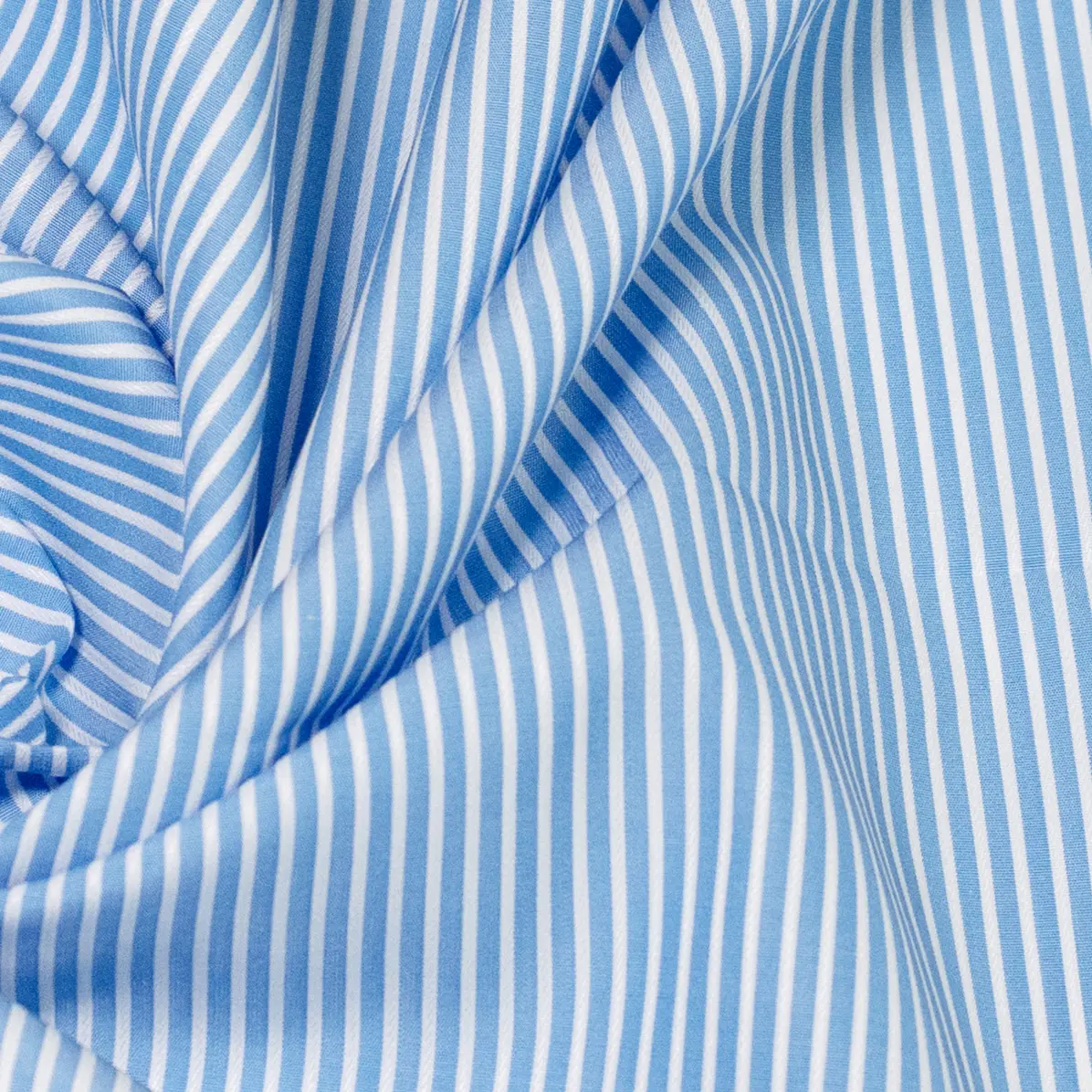 Soyella Arte Medium Blue Dobby/Structured Stripes 1