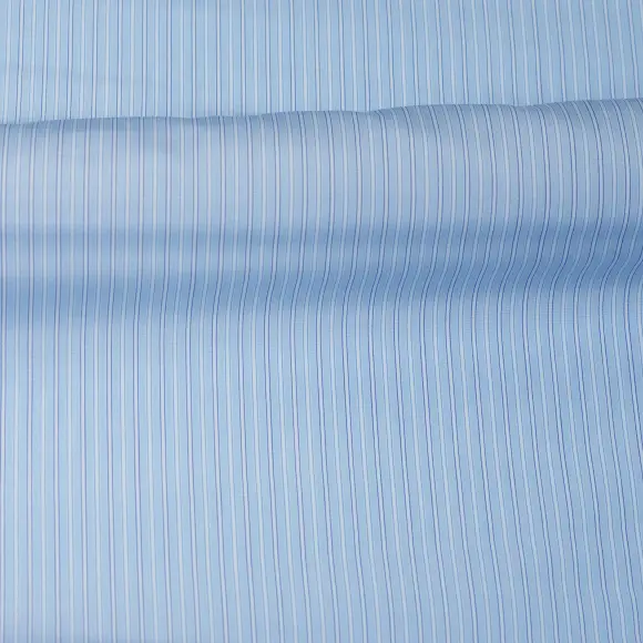 Soyella Bleu moyen Popeline Carreaux 3 - 3