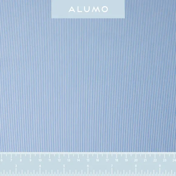 Soyella Duecento Mittelblau Popelin Streifen 1 - 2