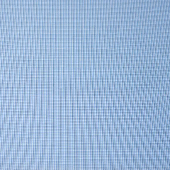 Soyella Duecento Medium Blue Popelin Check - 4