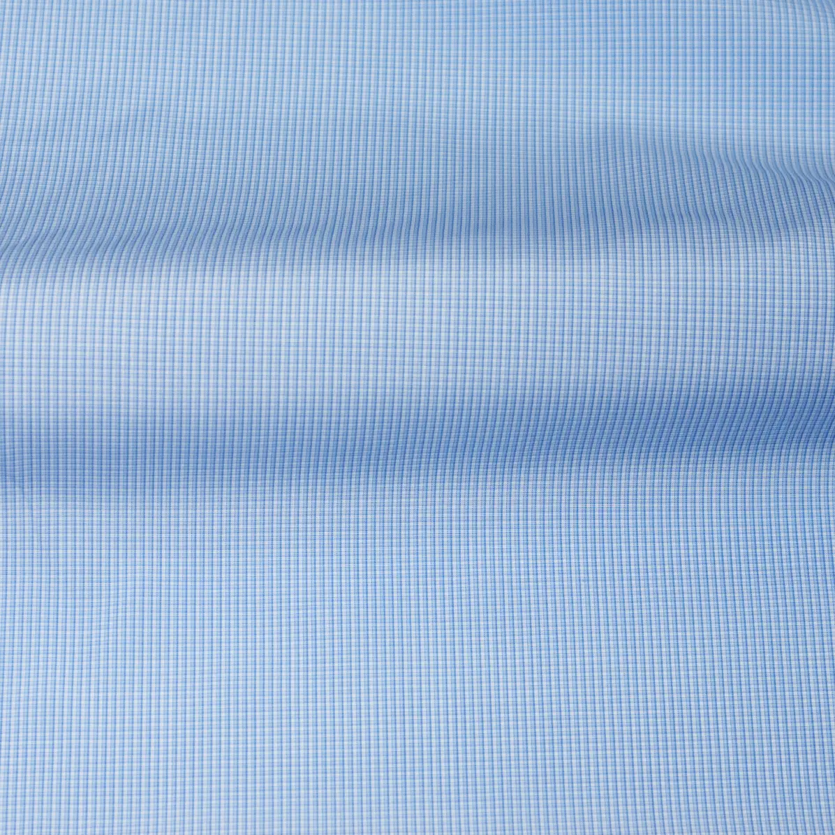 Soyella Duecento Medium Blue Popelin Check