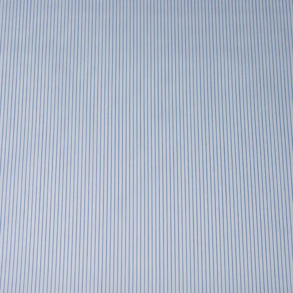 Soyella Duecento Bleu moyen Popeline Rayures 3 - 4