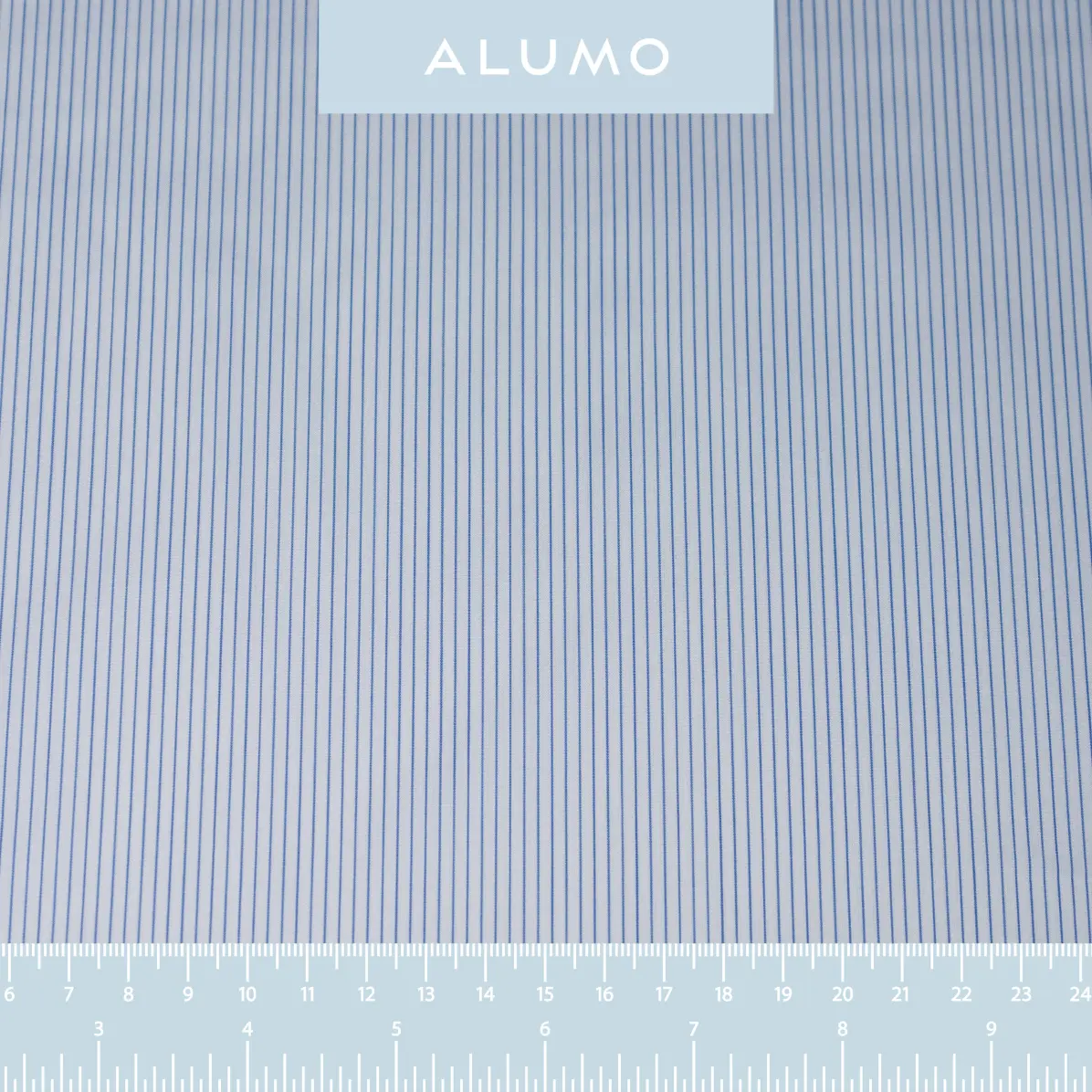 Soyella Duecento Bleu moyen Popeline Rayures 3