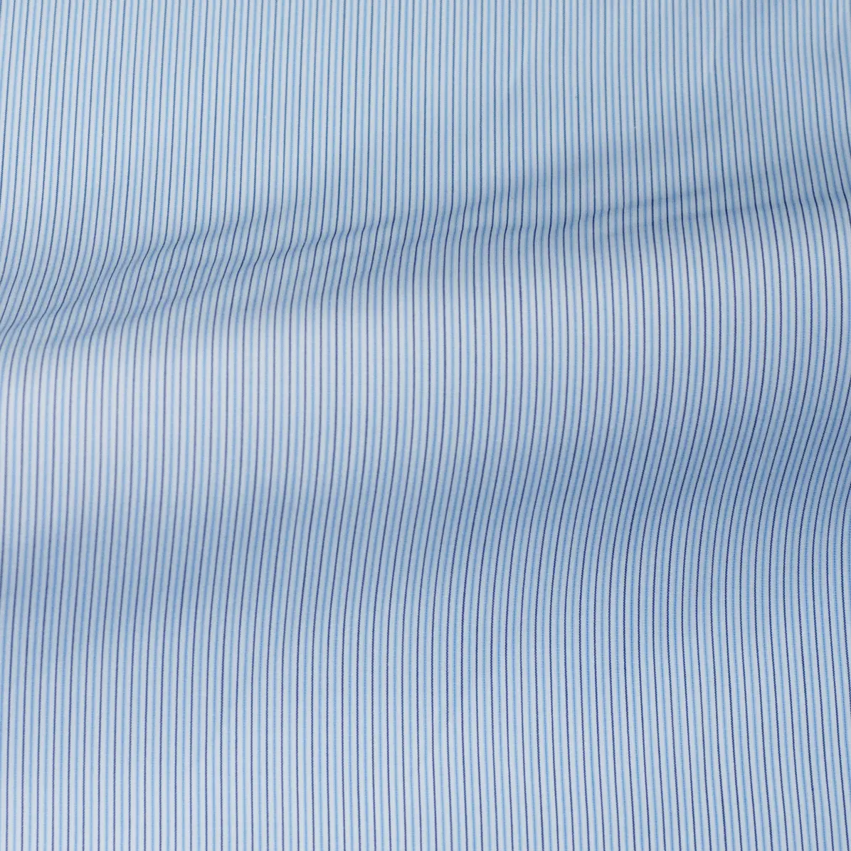 Silvano Azzurro Popelin Righe