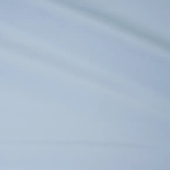 Organic Supraluxe Azzurro Popelin Tinta unita - 4