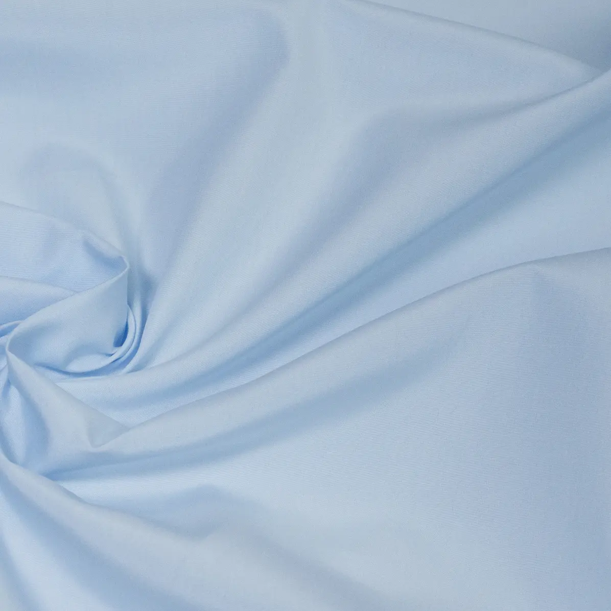 Organic Supraluxe Azzurro Popelin Tinta unita