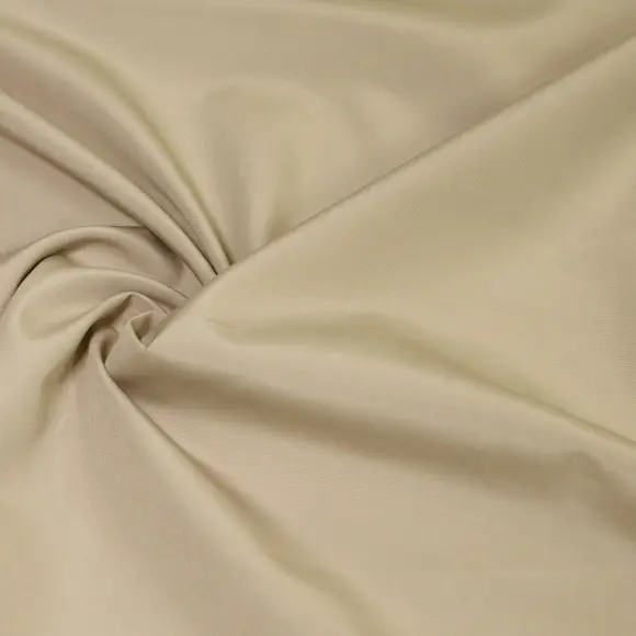 Organic Supraluxe Beige Popelin Solid plain 2