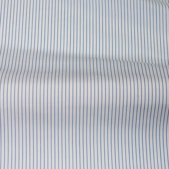 Soyella Duecento Medium Blue Popelin Stripes 3 - 3