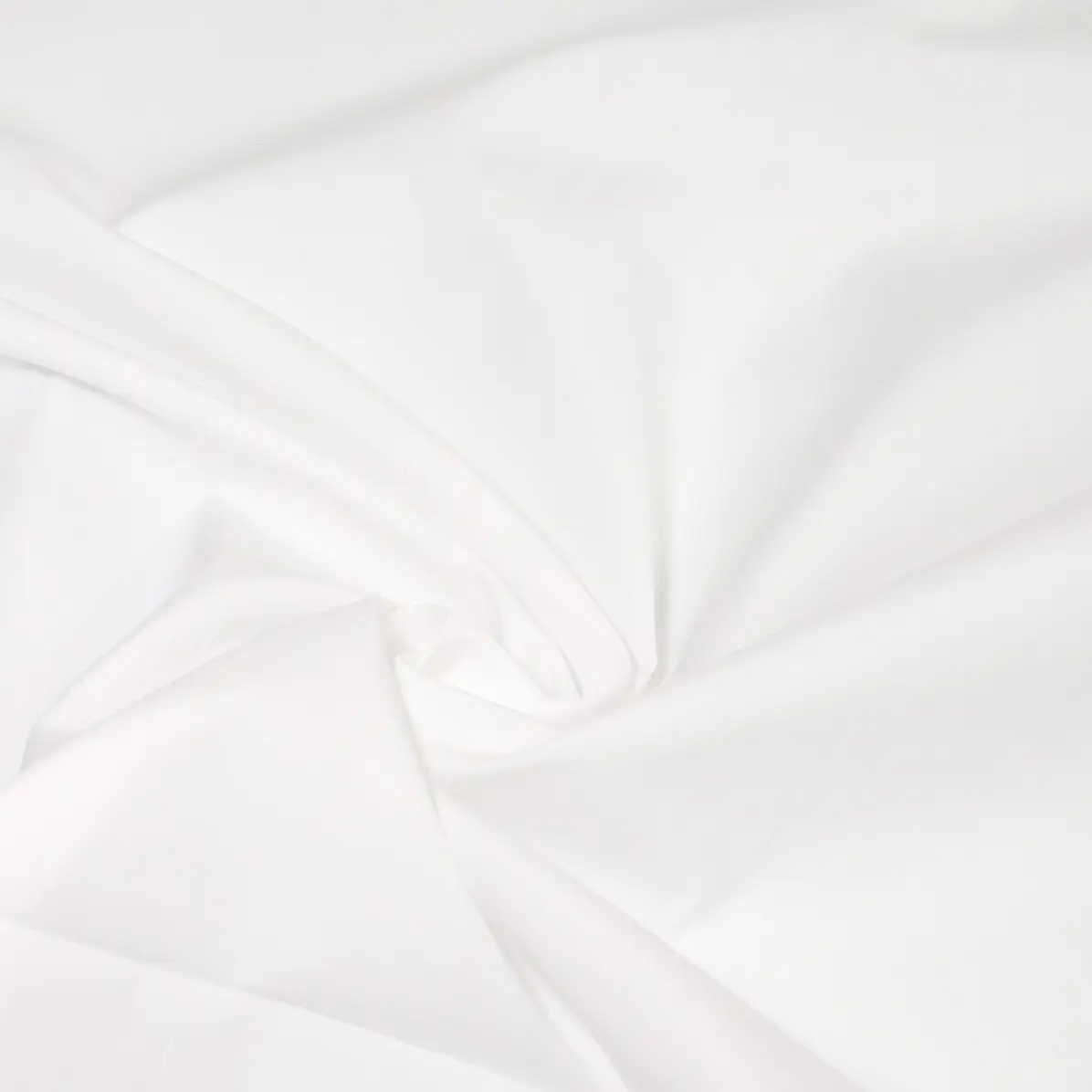 Organic Supraluxe Weiß Popelin Einfarbiges