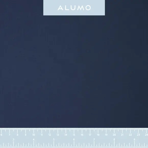 Organic Supraluxe navy Popelin Solid plain - 2