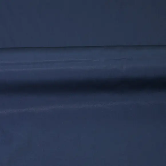 Organic Supraluxe navy Popelin Solid plain - 3