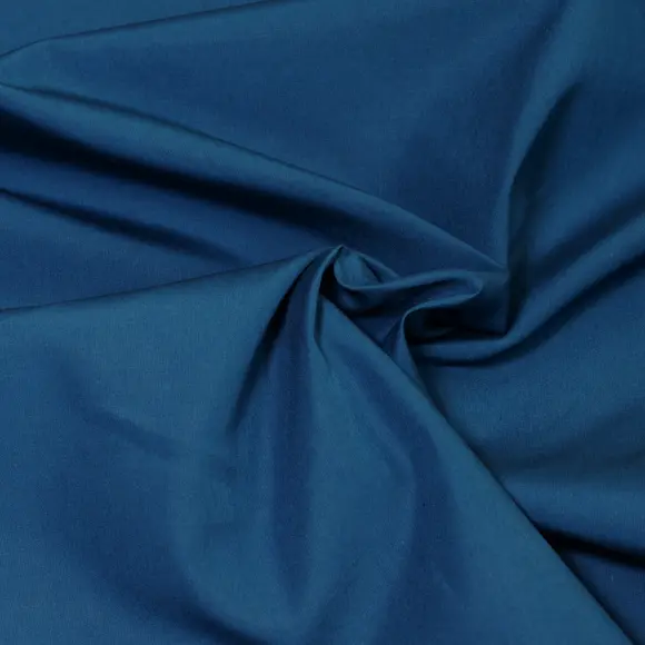 Organic Supraluxe Dark Blue Popelin Solid plain 1