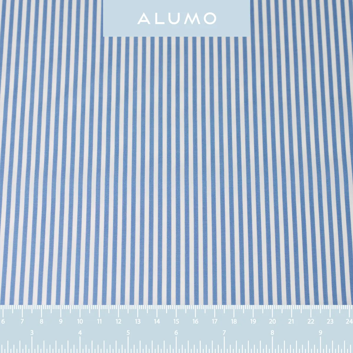 Soyella Duecento Medium Blue Popelin Stripes 1