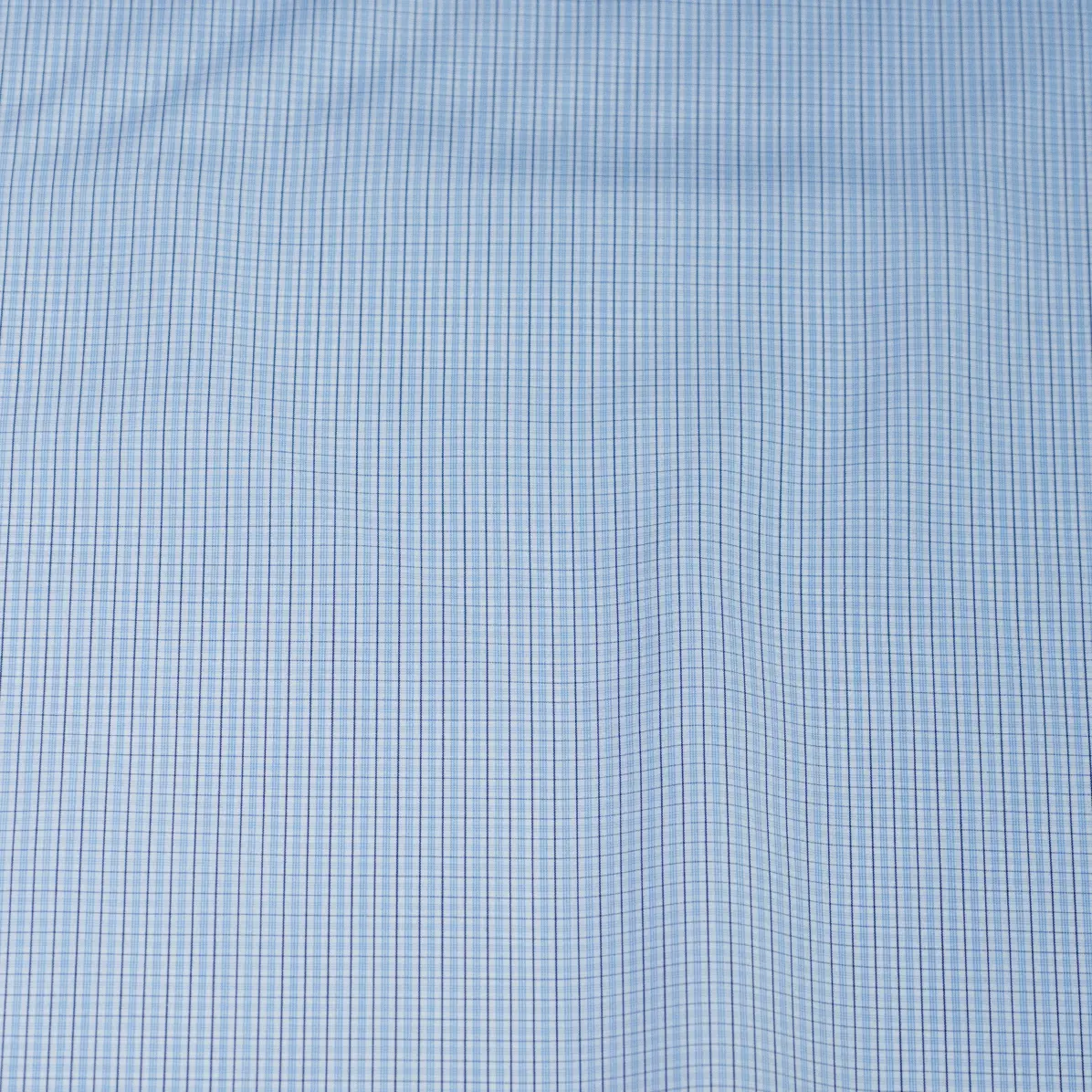 Soyella Duecento Bleu clair Popeline Carreaux 2