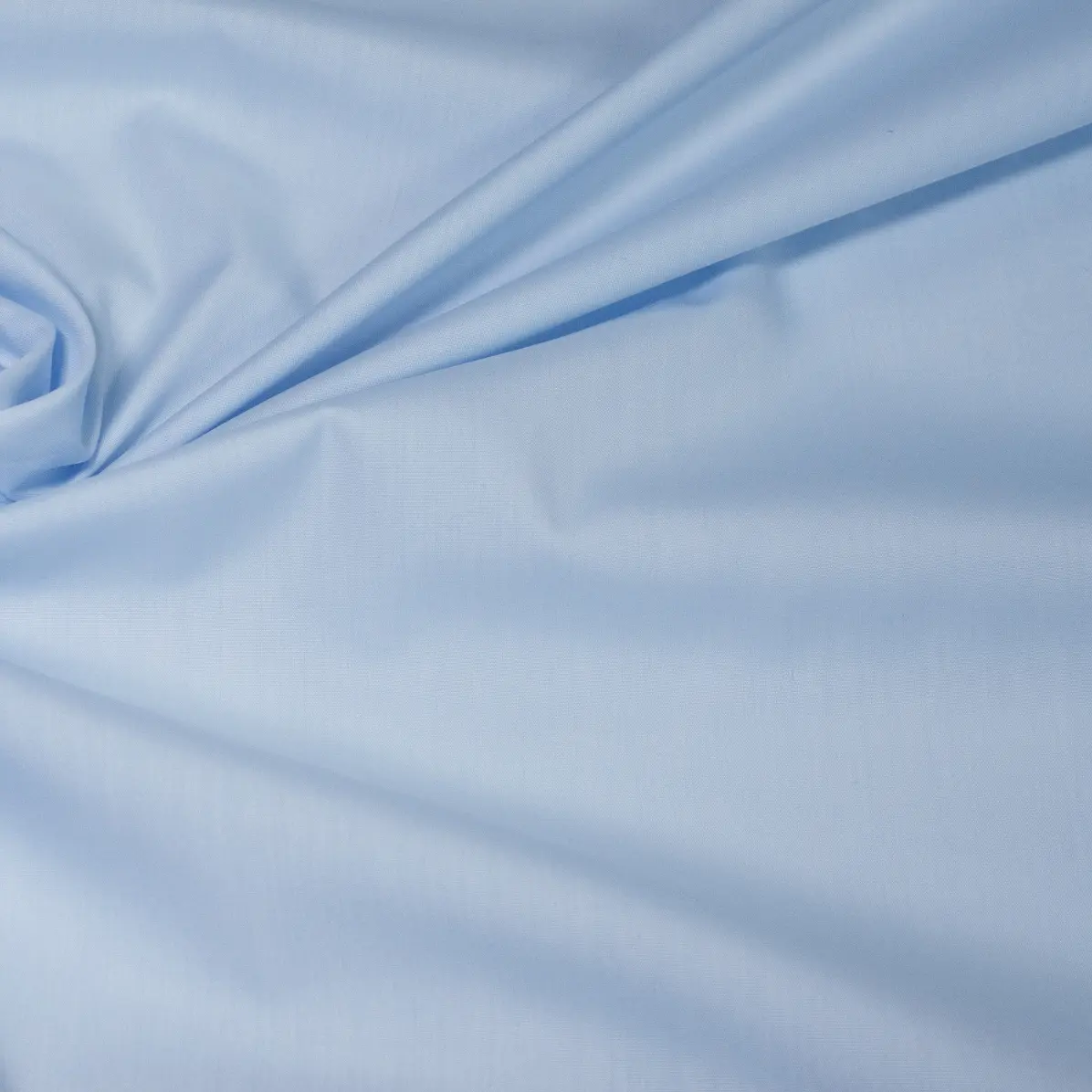 Salvatore Triplo Light Blue Popelin Solid plain 1