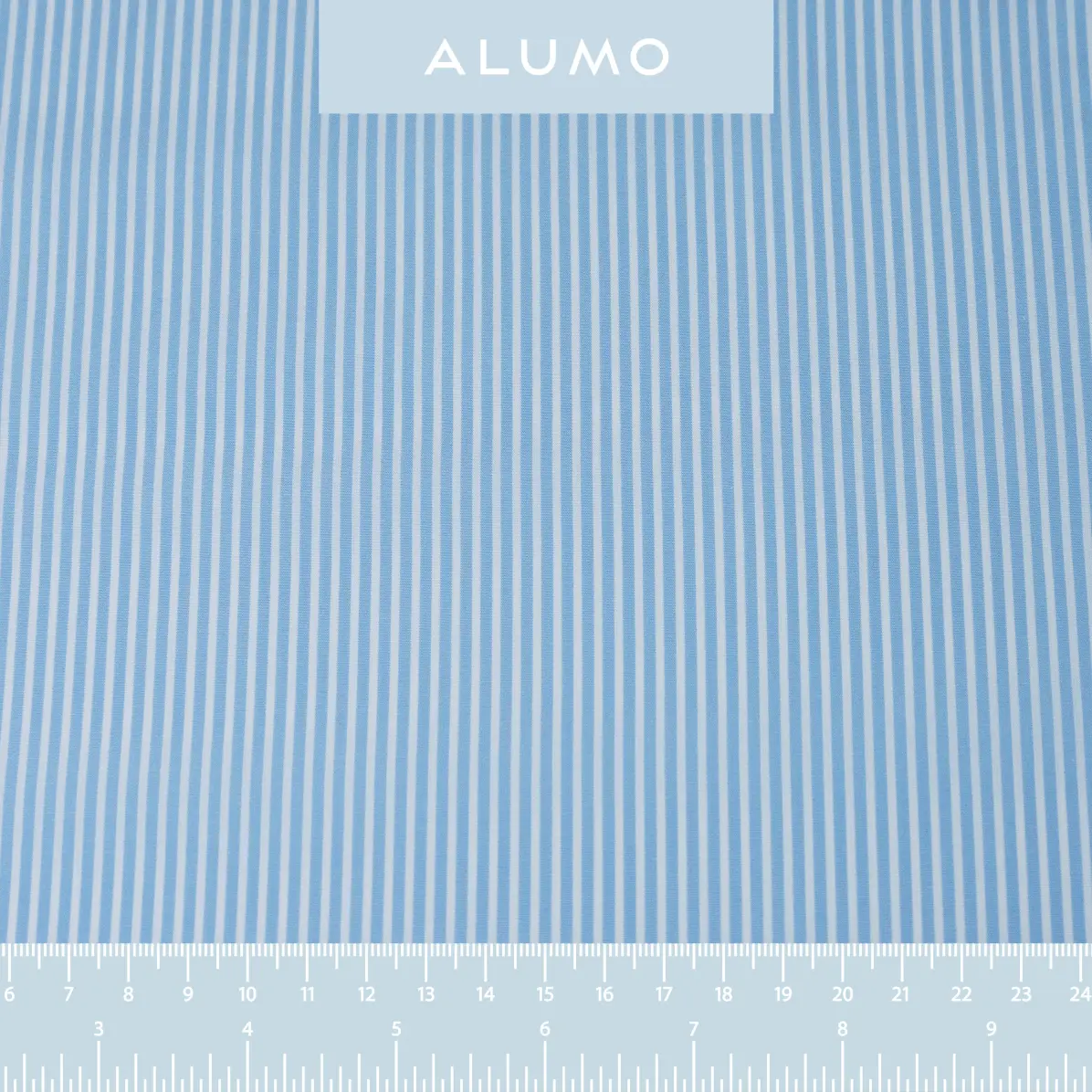 Organic Supraluxe Blu medio Popelin Righe 3