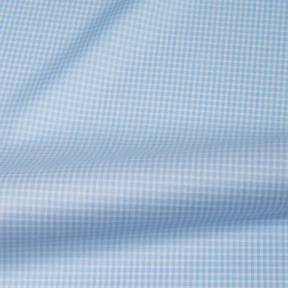 Twill Soyada Light Blue Twill Check - 3