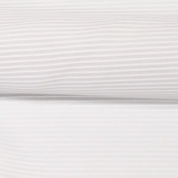 Voile Plissé Weiß Plissee Strukturierte Streifen 2 - 3