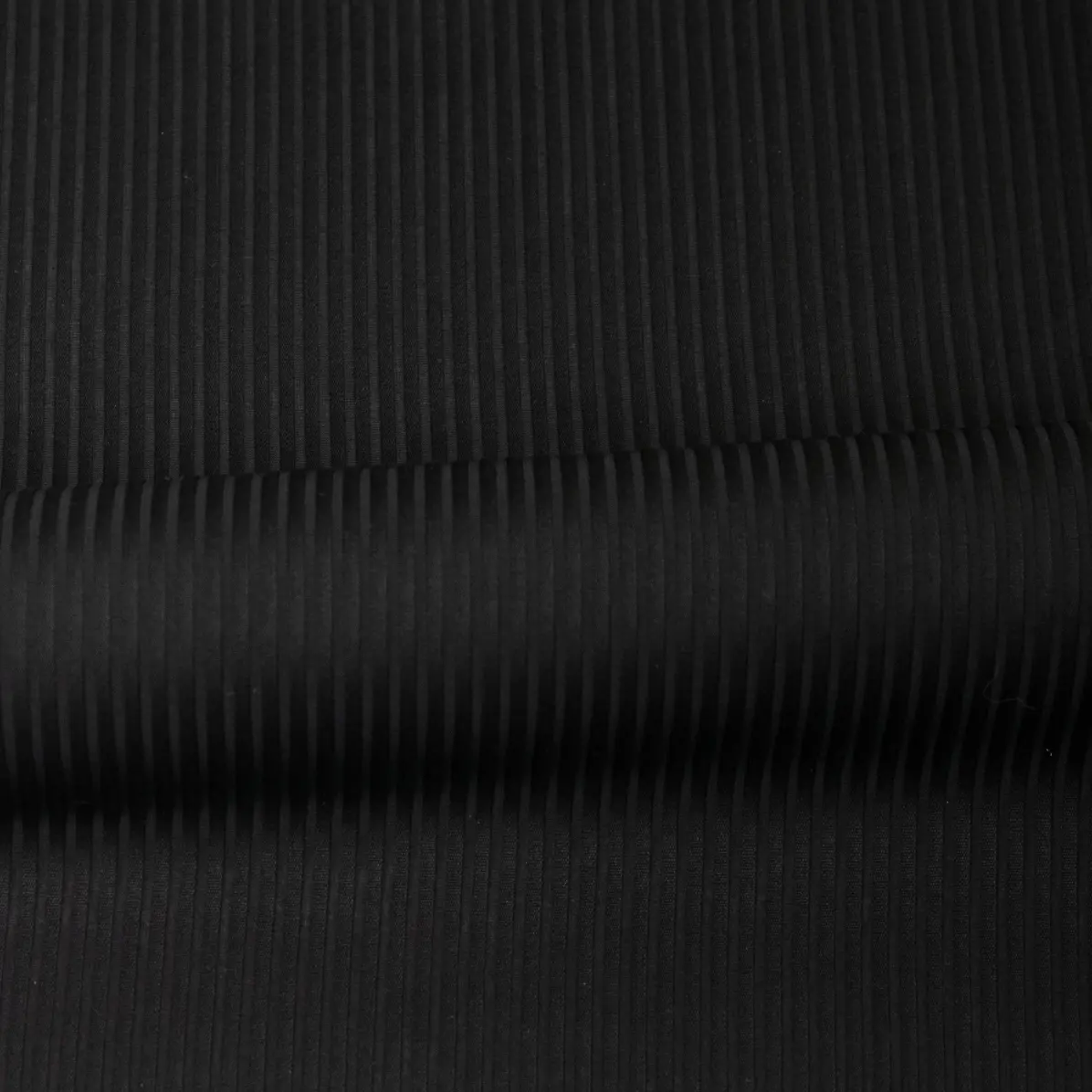 Voile Plissé Schwarz Plissee Strukturierte Streifen 2