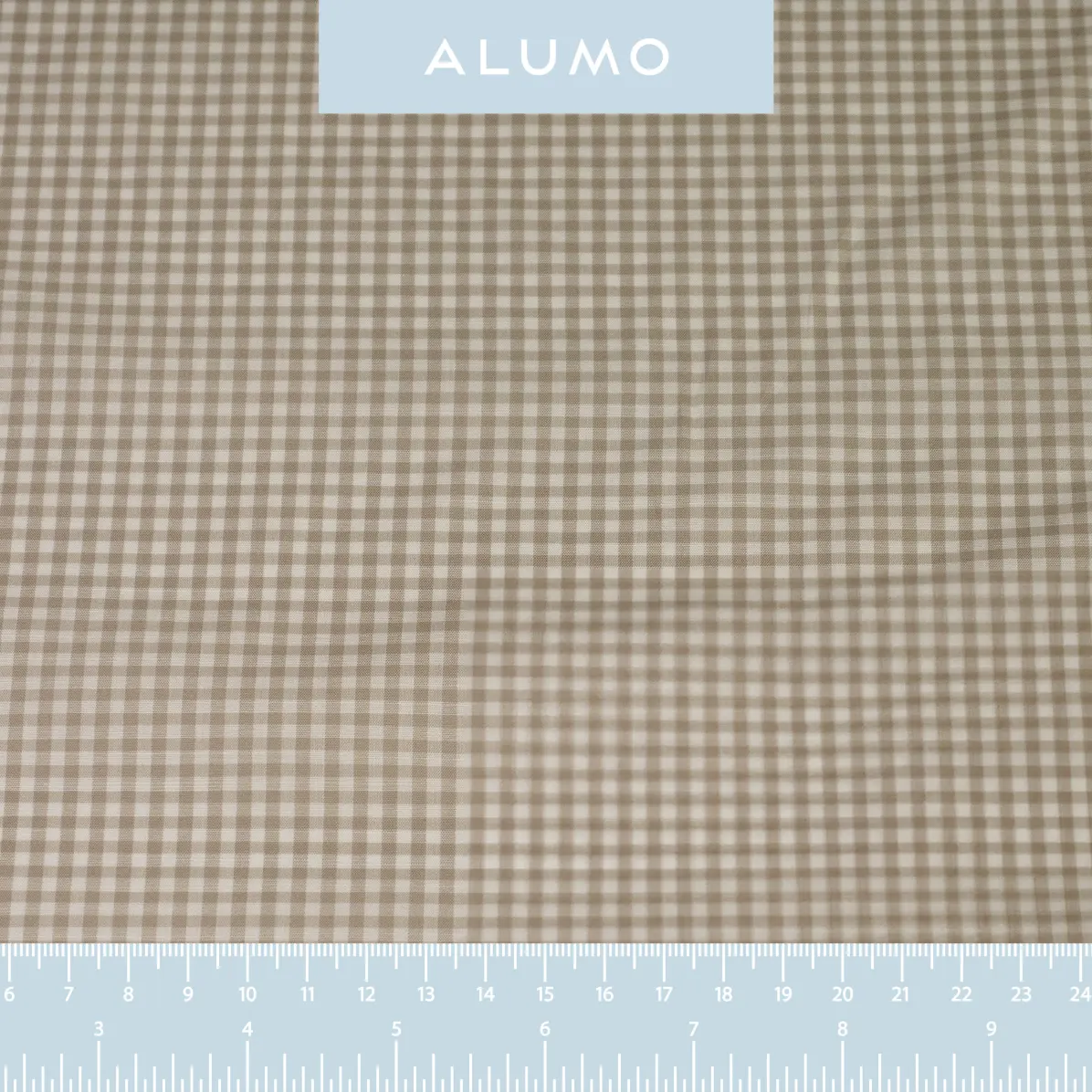 Avellino Grey Popelin Check