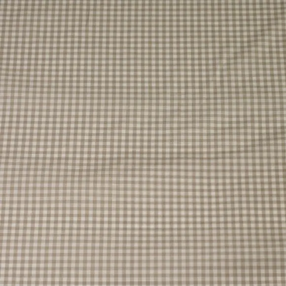 Avellino Grey Popelin Check - 4