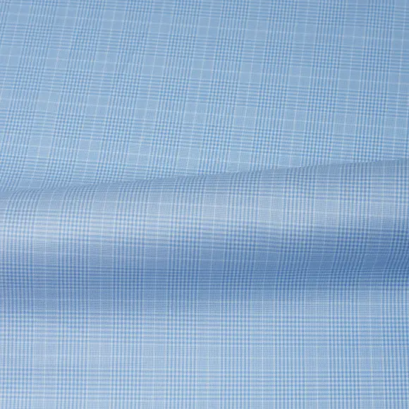 Twill Soyada Light Blue Twill Check 2 - 3