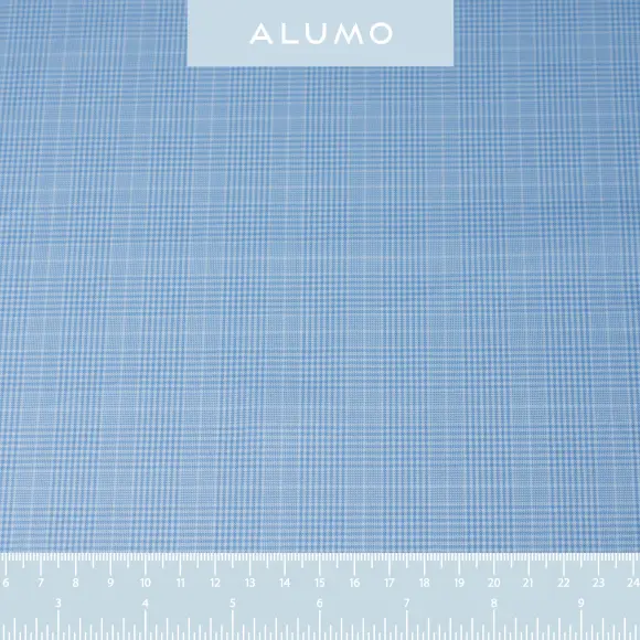Twill Soyada Light Blue Twill Check 2 - 2
