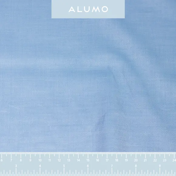 Soyada Duecento Blu medio Twill Tinta unita - 2