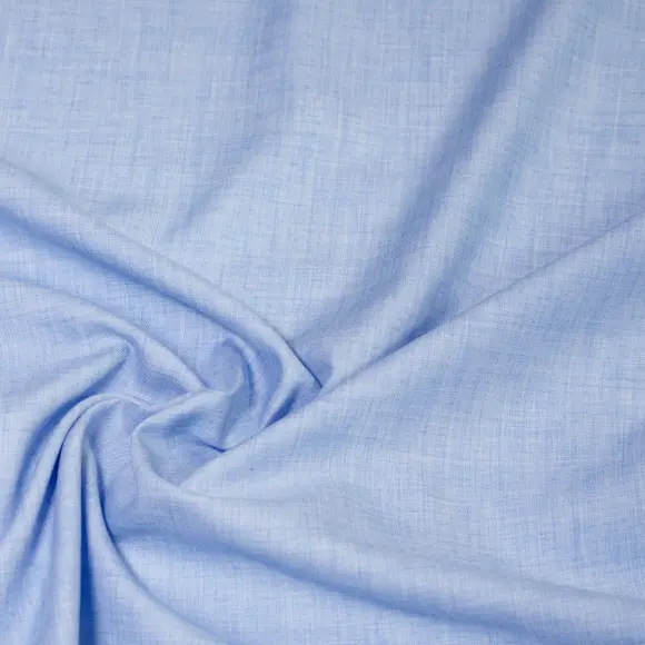 Cashmerello Light Medium Blue Twill Solid plain 1