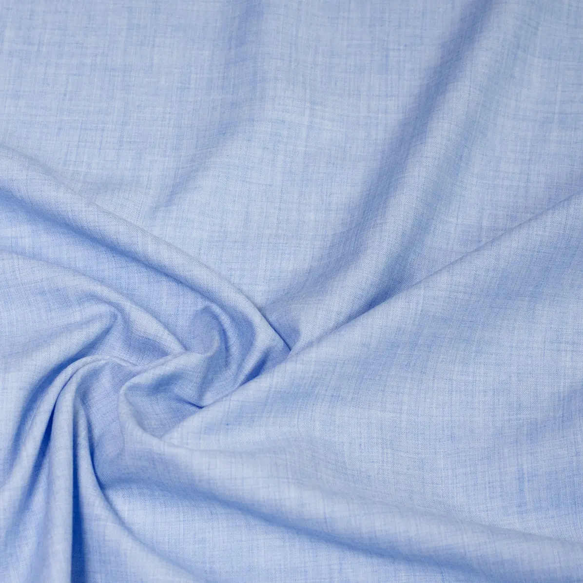 Cashmerello Light Medium Blue Twill Solid plain 1