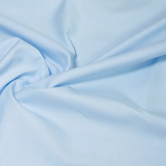 Flanello Bleu clair Sergé Uni