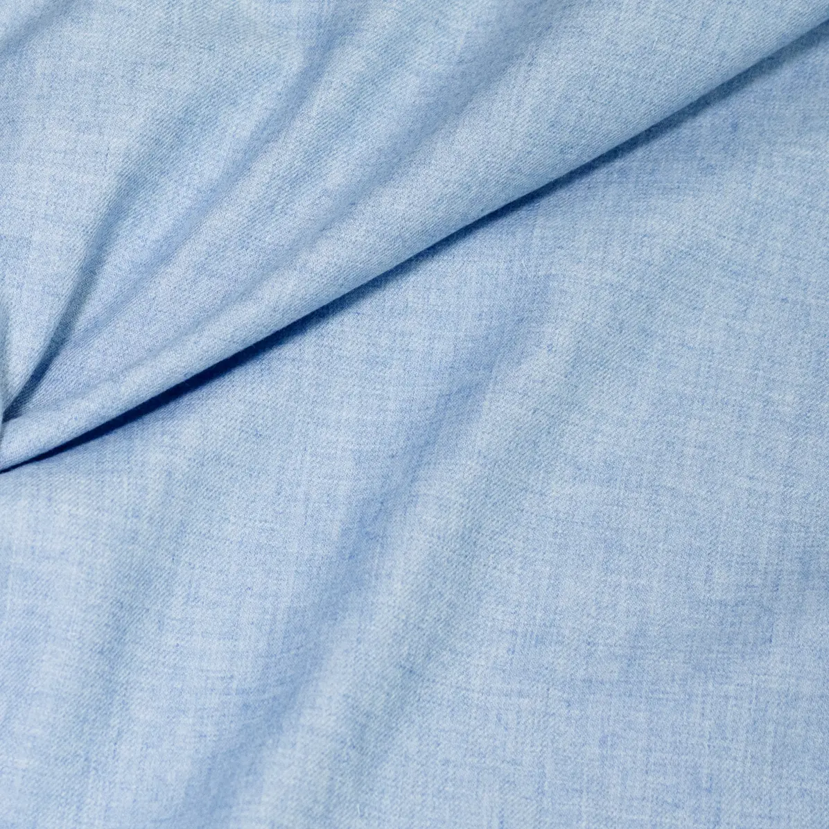 Cashmerello Medium Blue Twill Solid plain 1