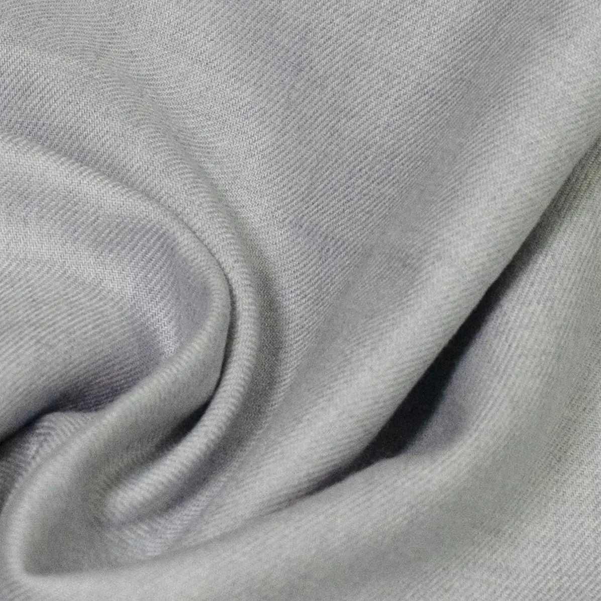 Cashmerello Grey Twill Solid plain 2